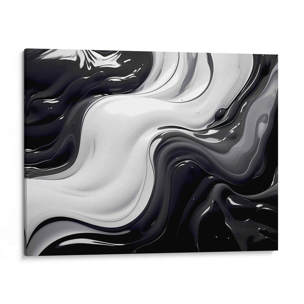 Fluye - Blanco y Negro - 12 - DeLaVegaGaming | Cuadro decorativo de Canvas Lab