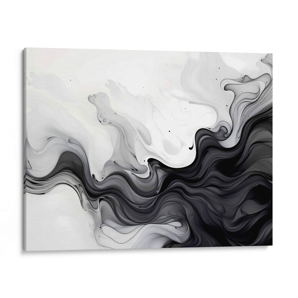 Fluye - Blanco y Negro - 13 - DeLaVegaGaming | Cuadro decorativo de Canvas Lab