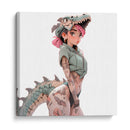 DinoGurl - DeLaVegaGaming | Cuadro decorativo de Canvas Lab