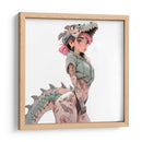 DinoGurl - DeLaVegaGaming | Cuadro decorativo de Canvas Lab