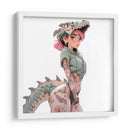 DinoGurl - DeLaVegaGaming | Cuadro decorativo de Canvas Lab