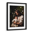 Jesús cuidando al bebé - Cristianos de la Biblia | Cuadro decorativo de Canvas Lab