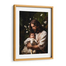 Jesús cuidando al bebé - Cristianos de la Biblia | Cuadro decorativo de Canvas Lab