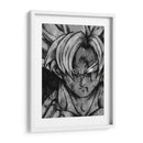 Goku Drip - Dry Ink | Cuadro decorativo de Canvas Lab