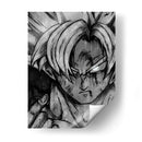 Goku Drip - Dry Ink | Cuadro decorativo de Canvas Lab