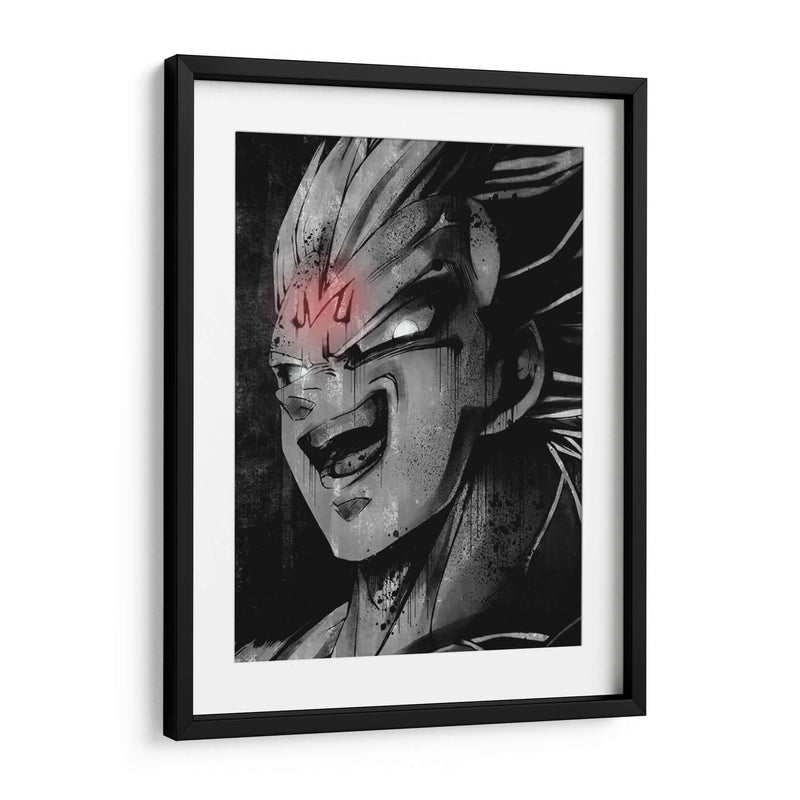 Vegeta Drip - Dry Ink | Cuadro decorativo de Canvas Lab
