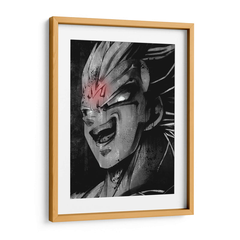 Vegeta Drip - Dry Ink | Cuadro decorativo de Canvas Lab
