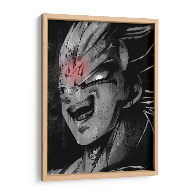 Vegeta Drip - Dry Ink | Cuadro decorativo de Canvas Lab