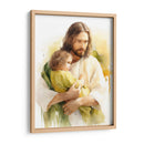 Jesús de acuarela - Cristianos de la Biblia | Cuadro decorativo de Canvas Lab