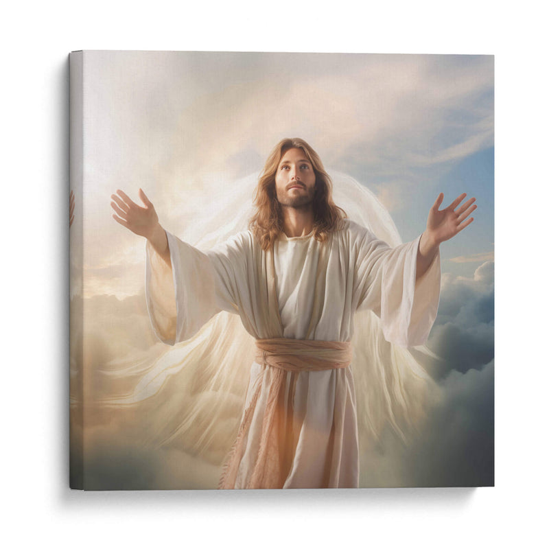 Jesús en el cielo - Cristianos de la Biblia | Cuadro decorativo de Canvas Lab