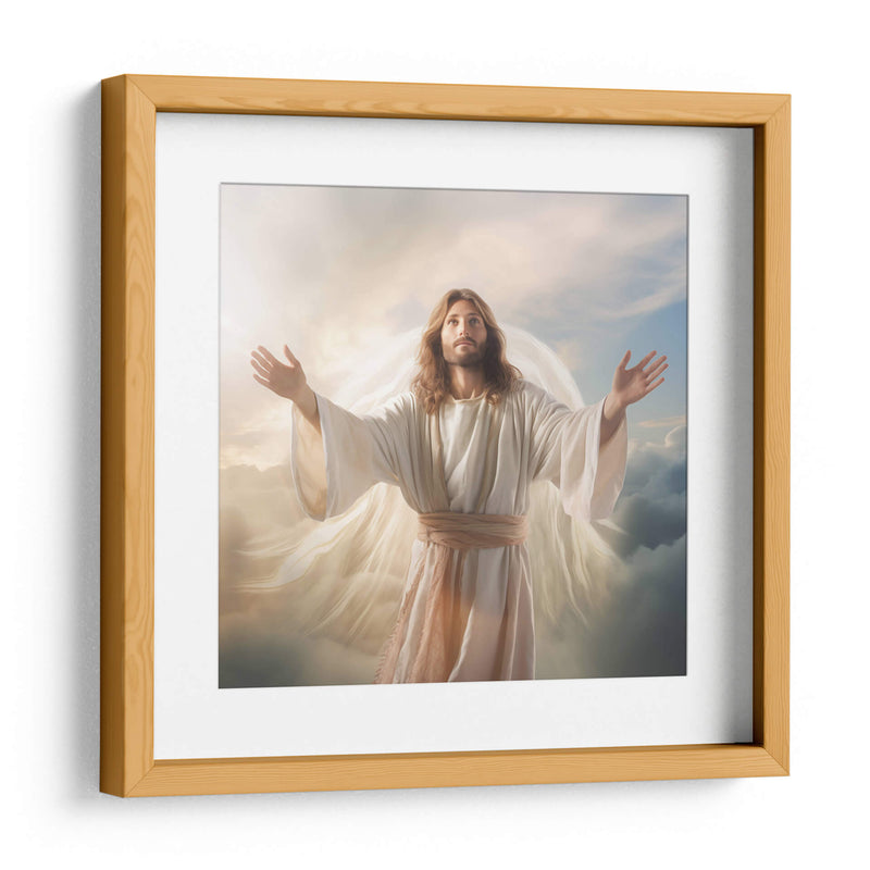 Jesús en el cielo - Cristianos de la Biblia | Cuadro decorativo de Canvas Lab