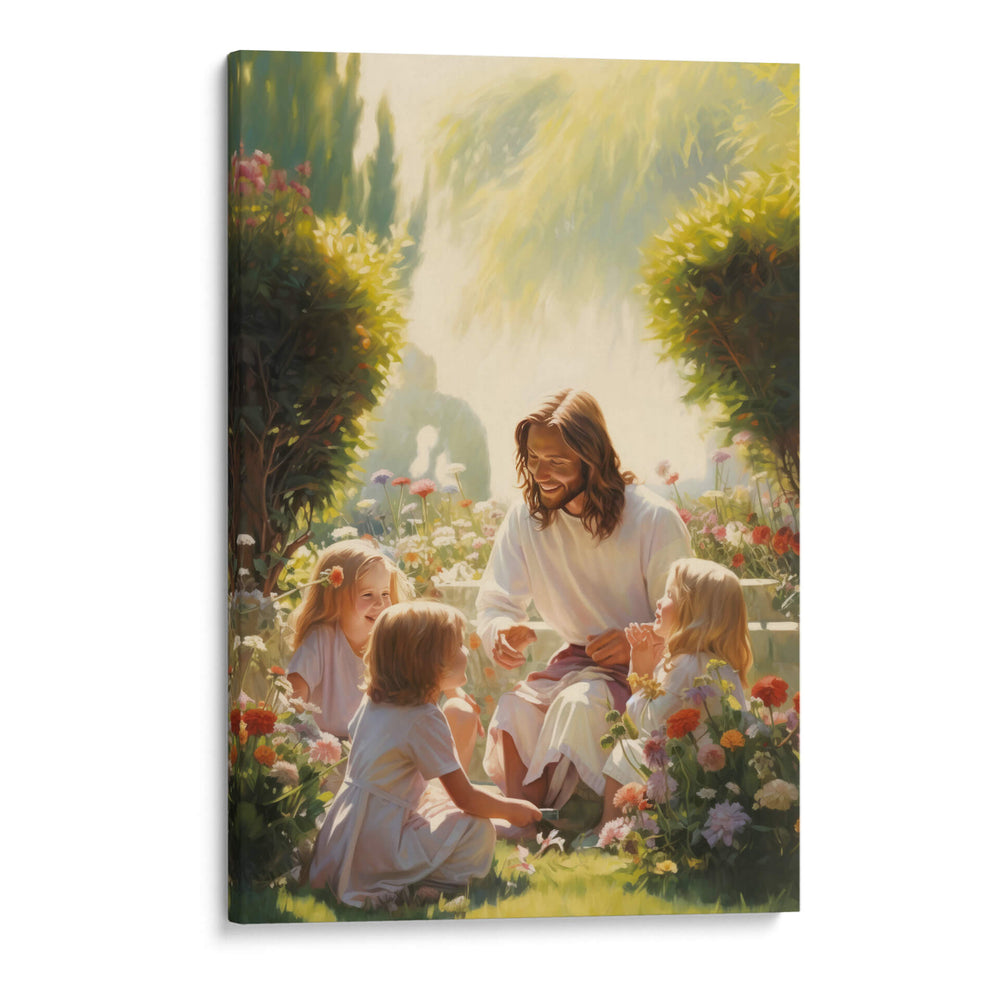 Jesús en el paraíso - Cristianos de la Biblia | Cuadro decorativo de Canvas Lab
