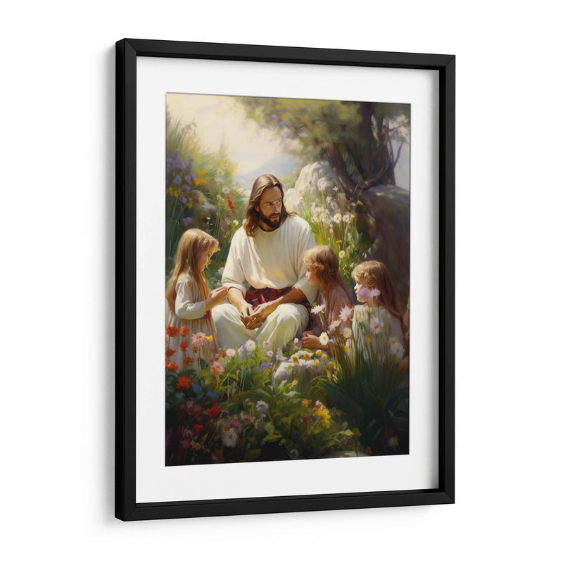 Jesús en la nueva tierra - Cristianos de la Biblia | Cuadro decorativo de Canvas Lab