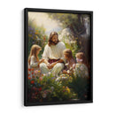 Jesús en la nueva tierra - Cristianos de la Biblia | Cuadro decorativo de Canvas Lab