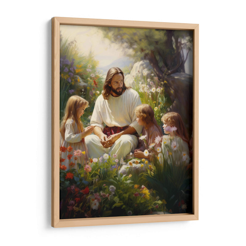 Jesús en la nueva tierra - Cristianos de la Biblia | Cuadro decorativo de Canvas Lab
