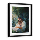 Jesús entre las plantas - Cristianos de la Biblia | Cuadro decorativo de Canvas Lab