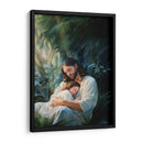 Jesús entre las plantas - Cristianos de la Biblia | Cuadro decorativo de Canvas Lab