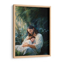 Jesús entre las plantas - Cristianos de la Biblia | Cuadro decorativo de Canvas Lab