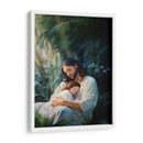 Jesús entre las plantas - Cristianos de la Biblia | Cuadro decorativo de Canvas Lab