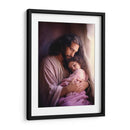 Jesús y la niña - Cristianos de la Biblia | Cuadro decorativo de Canvas Lab