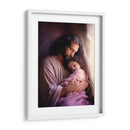 Jesús y la niña - Cristianos de la Biblia | Cuadro decorativo de Canvas Lab