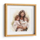 Jesús y las gemelas 2 - Cristianos de la Biblia | Cuadro decorativo de Canvas Lab