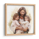 Jesús y las gemelas 2 - Cristianos de la Biblia | Cuadro decorativo de Canvas Lab