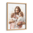 Jesús y las gemelas - Cristianos de la Biblia | Cuadro decorativo de Canvas Lab