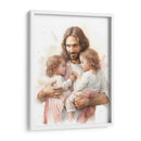 Jesús y las gemelas - Cristianos de la Biblia | Cuadro decorativo de Canvas Lab