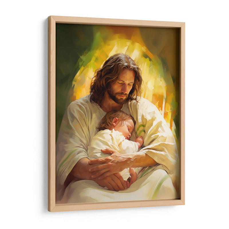 Pintura de Jesús - Cristianos de la Biblia | Cuadro decorativo de Canvas Lab
