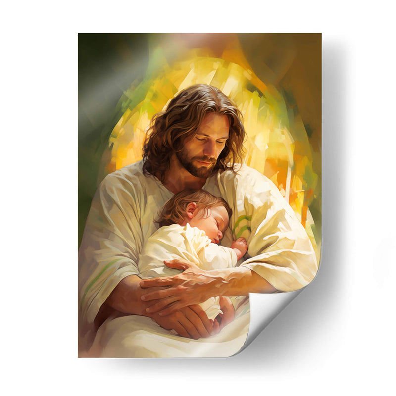 Pintura de Jesús - Cristianos de la Biblia | Cuadro decorativo de Canvas Lab