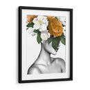 cabeza de flores amarillas - Nayeli Cabrera | Cuadro decorativo de Canvas Lab