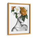 cabeza de flores amarillas - Nayeli Cabrera | Cuadro decorativo de Canvas Lab