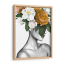 cabeza de flores amarillas - Nayeli Cabrera | Cuadro decorativo de Canvas Lab