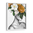 cabeza de flores amarillas - Nayeli Cabrera | Cuadro decorativo de Canvas Lab