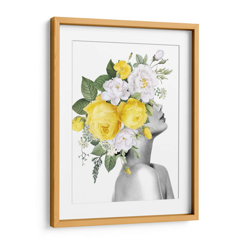 cabeza de flores izquierda - Nayeli Cabrera | Cuadro decorativo de Canvas Lab