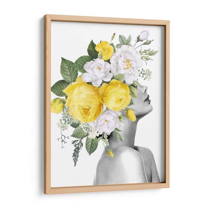 cabeza de flores izquierda - Nayeli Cabrera | Cuadro decorativo de Canvas Lab