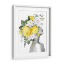 cabeza de flores izquierda - Nayeli Cabrera | Cuadro decorativo de Canvas Lab