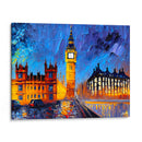 Big Ben Londres - Color Strokes | Cuadro decorativo de Canvas Lab
