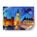 Big Ben Londres - Color Strokes | Cuadro decorativo de Canvas Lab