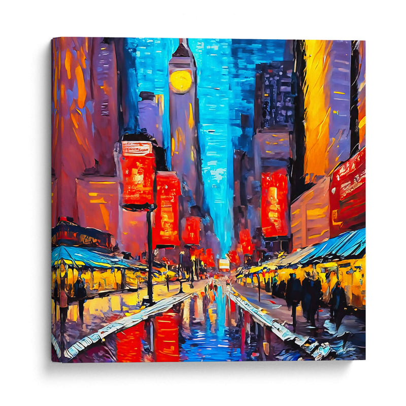 Calles de Nueva York 2 - Color Strokes | Cuadro decorativo de Canvas Lab