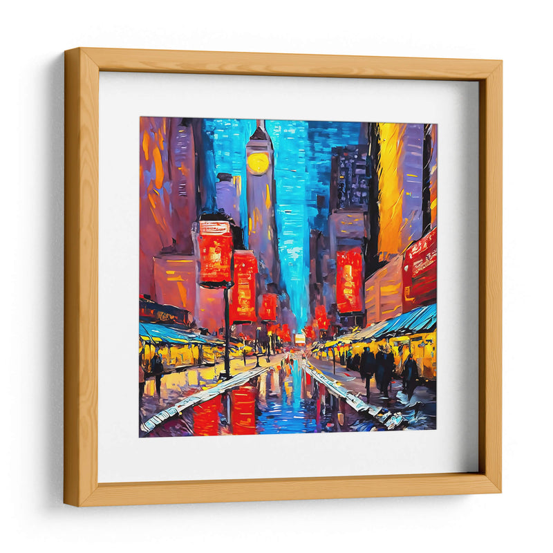 Calles de Nueva York 2 - Color Strokes | Cuadro decorativo de Canvas Lab