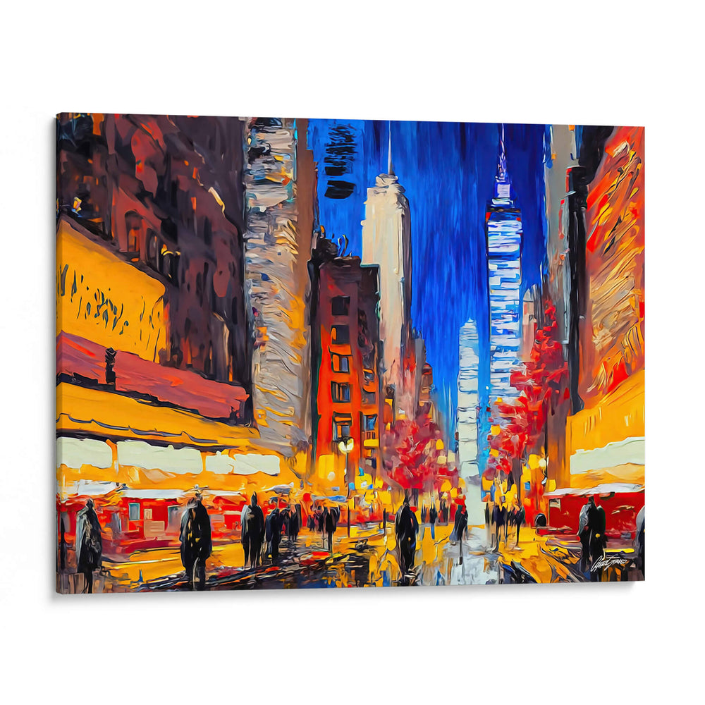 Calles de Nueva York  - Color Strokes | Cuadro decorativo de Canvas Lab