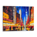 Calles de Nueva York  - Color Strokes | Cuadro decorativo de Canvas Lab