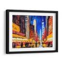 Calles de Nueva York  - Color Strokes | Cuadro decorativo de Canvas Lab