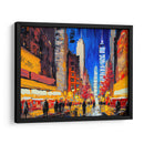 Calles de Nueva York  - Color Strokes | Cuadro decorativo de Canvas Lab