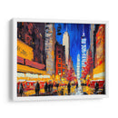 Calles de Nueva York  - Color Strokes | Cuadro decorativo de Canvas Lab
