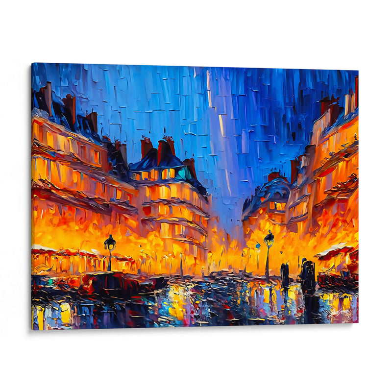 Calles de Paris - Color Strokes | Cuadro decorativo de Canvas Lab