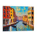 Canales de Venecia 2 - Color Strokes | Cuadro decorativo de Canvas Lab