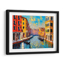 Canales de Venecia 2 - Color Strokes | Cuadro decorativo de Canvas Lab